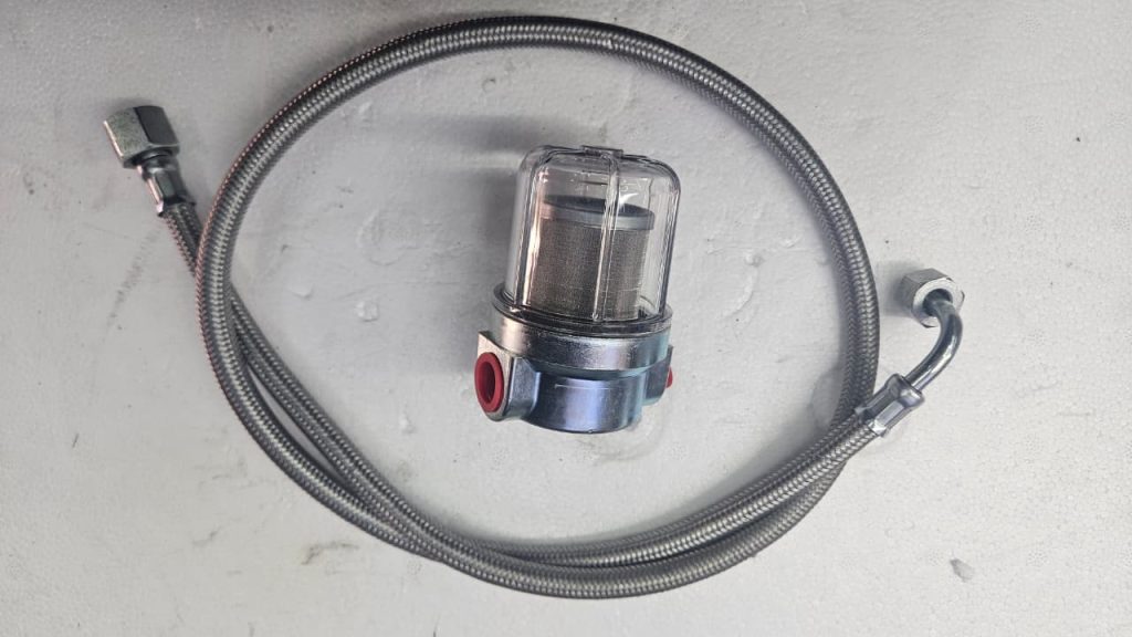 Flex fuel hose and filte-gbs baite